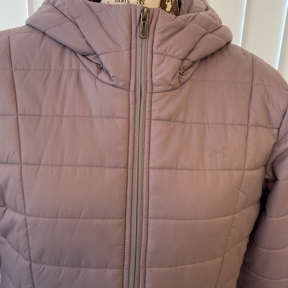WOMEN’S UNDER ARMOUR INSULATED HOODED JACKET - Picture 8 of 13